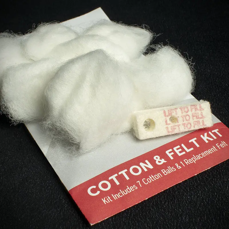 Zippo Lighter Maintenance - Cotton & Felt Replacement Wadding 2