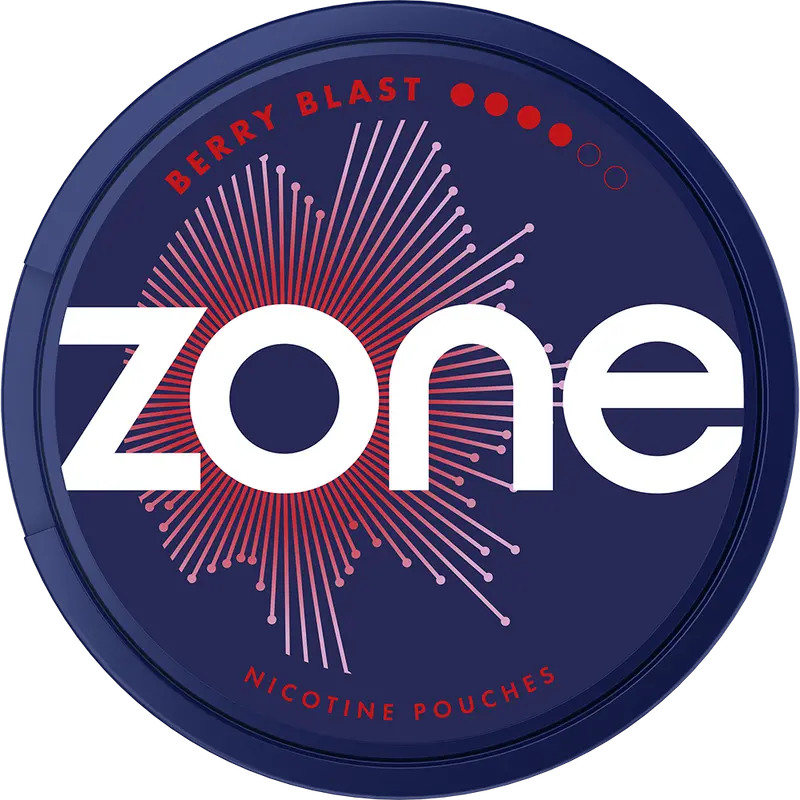 Zone Berry Blast Nicotine Pouches 11Mg - Pack Of 20 1