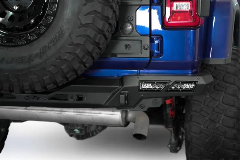 Add Phantom Rear Bumper For 2018–2024 Jeep Wrangler Jl – Off-Road Ready, Matte Black 1