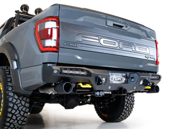 Addictive Desert Designs Honeybadger Rear Bumper For 2021–2022 Ford Raptor 1