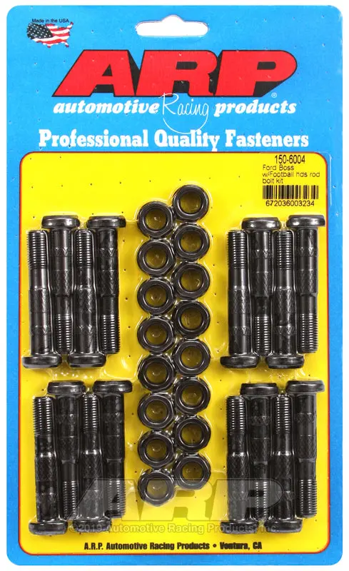 Arp Robust Bolt Kit With Football-Head Fasteners For Ford Boss Engine Applications 1
