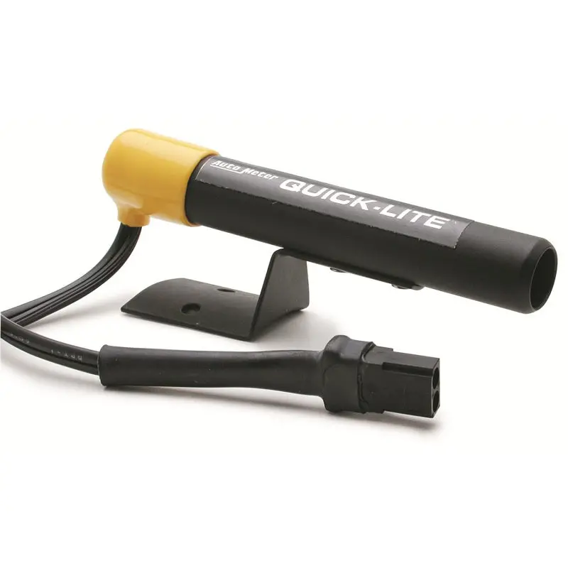 Autometer Black Quick-Lite Shift Light – Compact Led Indicator With Adjustable Rpm Trigger 1