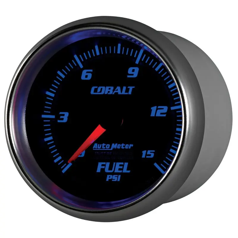 Autometer Cobalt Mechanical Fuel Pressure Gauge – 2-5/8 Inch, 0–15 Psi Range 2