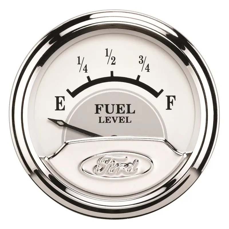Autometer Electric Fuel Level Gauge – 2-1/16 Inch, Compatible With Ford 240–33 Ohm Sending Units 1