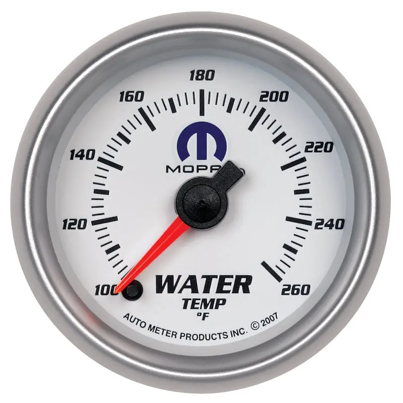 Autometer Mopar-Compatible Water Temperature Gauge – 52.4Mm, 100–260°F Range 1