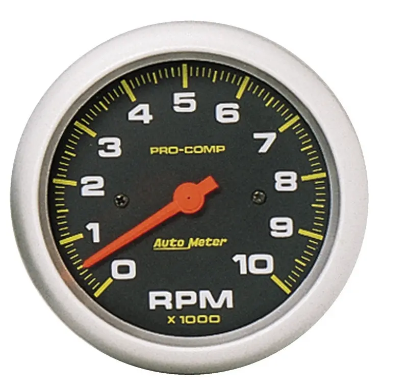 Autometer Pro-Comp 3-3/8" In-Dash Tachometer — 0–10,000 Rpm Range 1