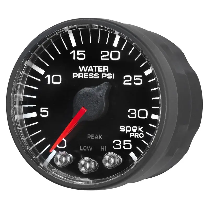 Autometer Spek-Pro Digital Water Pressure Gauge – 52.4Mm (2-1/16"), 0–35 Psi, Stepper Motor Display 1