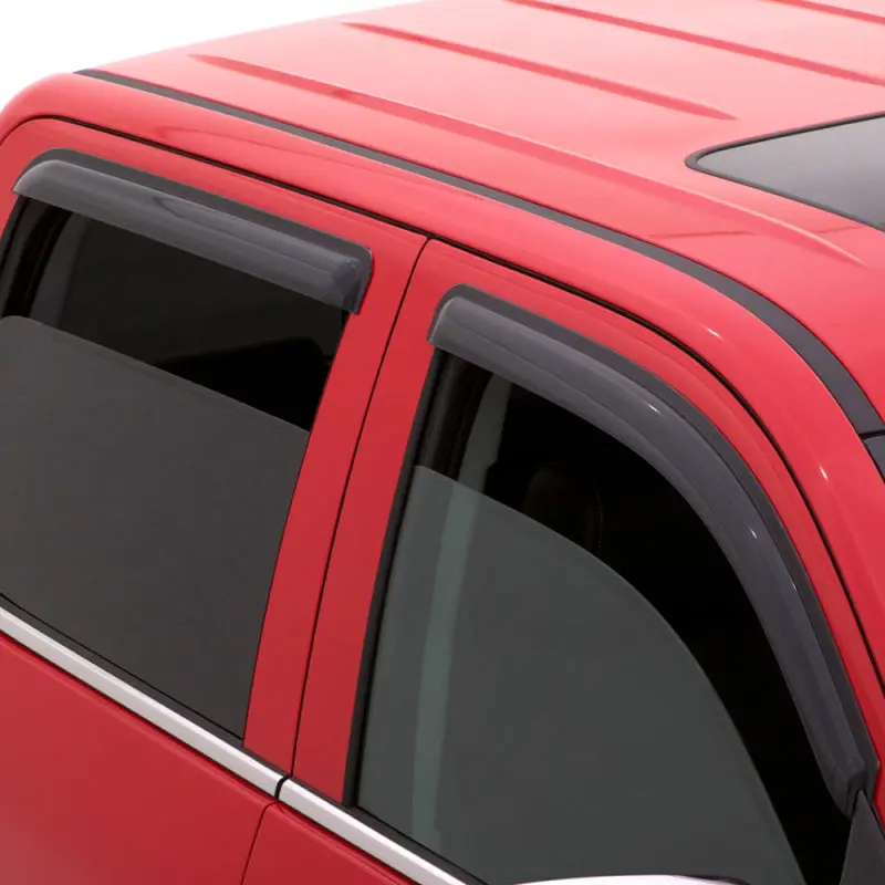 Avs Smoke-Tinted Ventvisor Window Deflectors – Outside-Mount, 4-Piece Set For 2010–2013 Mazda 3 Sport 5-Door 1