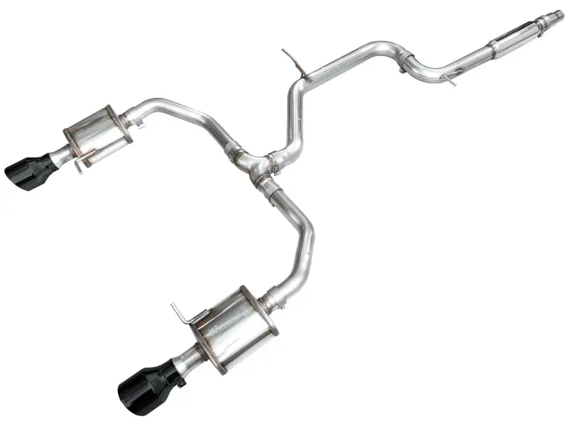 Awe Tuning Touring Edition Exhaust System For 2022–2025 Volkswagen Jetta Gli – Diamond Black Tip Finish 1