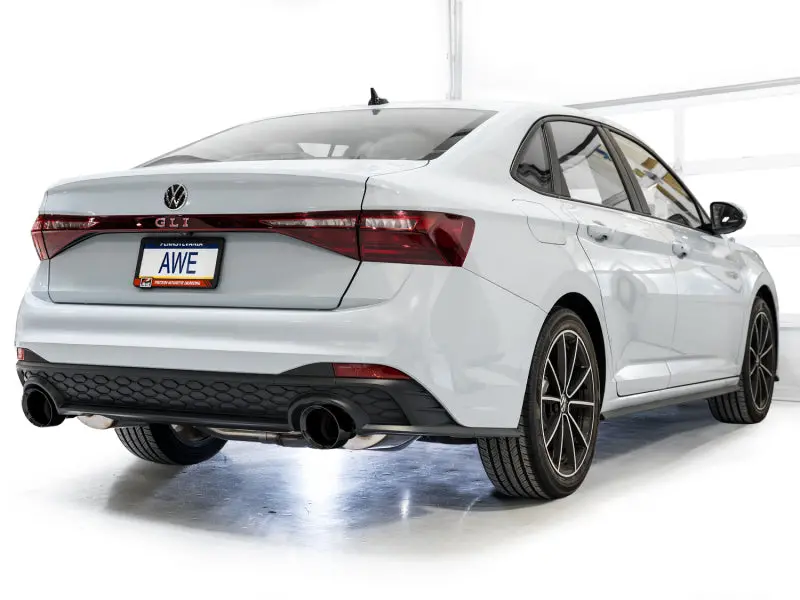 Awe Tuning Touring Edition Exhaust System For 2022–2025 Volkswagen Jetta Gli – Diamond Black Tip Finish 2