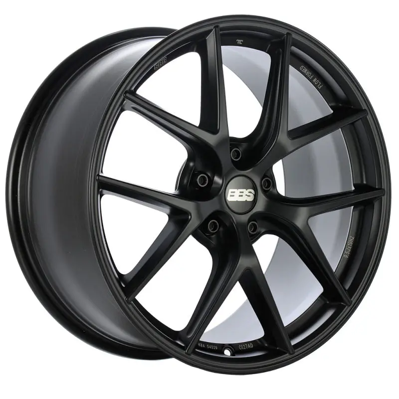 Bbs Ci-R Satin Black Forged Wheel – 20X10.5", Et64, Face 2 Design 1
