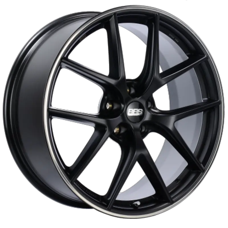 Bbs Ci-R Satin Black Rim Protector Wheel – 19X8In, 5X112, Et44, 82Mm Pcd Fitment (Pfs/Clip Required) 1