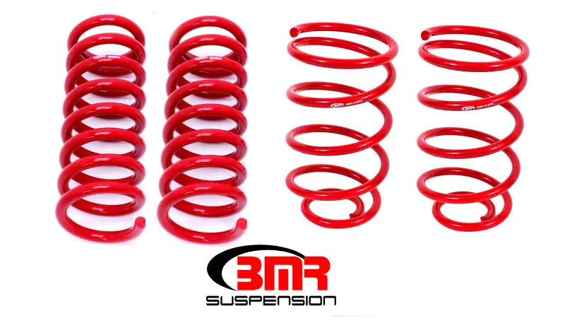 Bmr Classic A-Body Lowering Spring Kit – 1964–1966 Models, Set Of 4, Red Powder-Coated 1