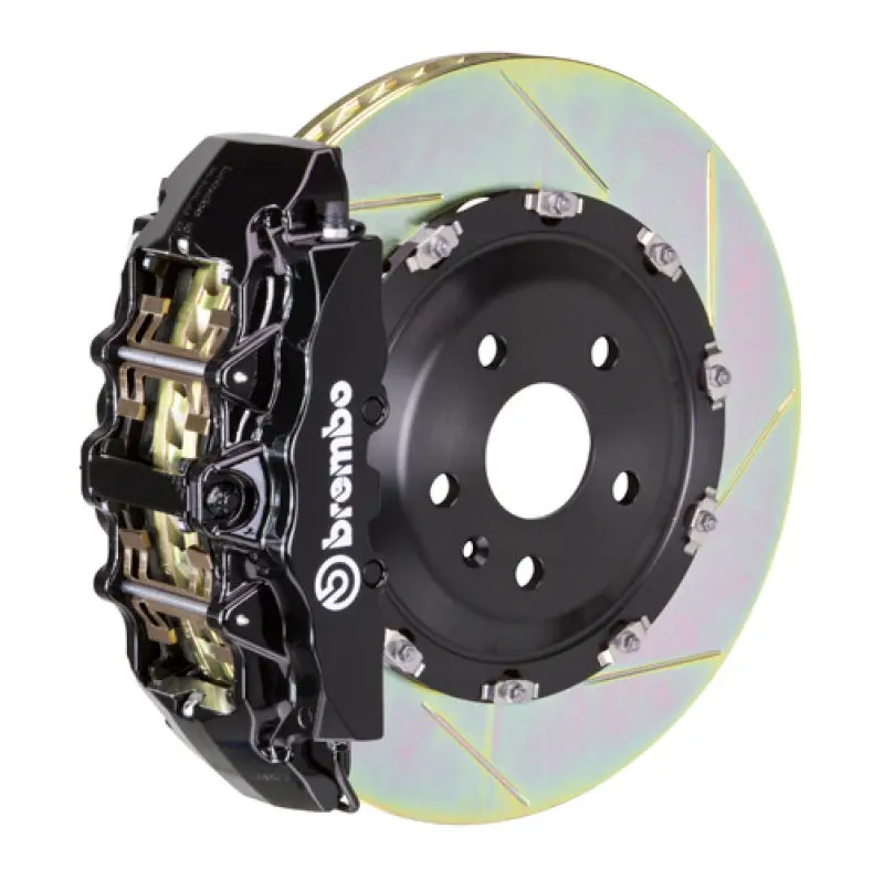Brembo Gt Big Brake Kit For 2008–2014 Dodge Challenger Srt8 – Front, 8-Piston Calipers, 380×34Mm Two-Piece Slotted Rotors 1