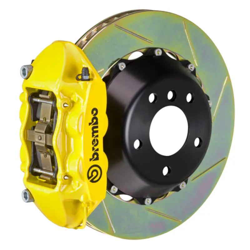 Brembo Gt Big Brake Kit For 2014+ Maserati Ghibli S/Q4 – Rear, 4-Piston Calipers, 380X28Mm Slotted Two-Piece Rotors 1