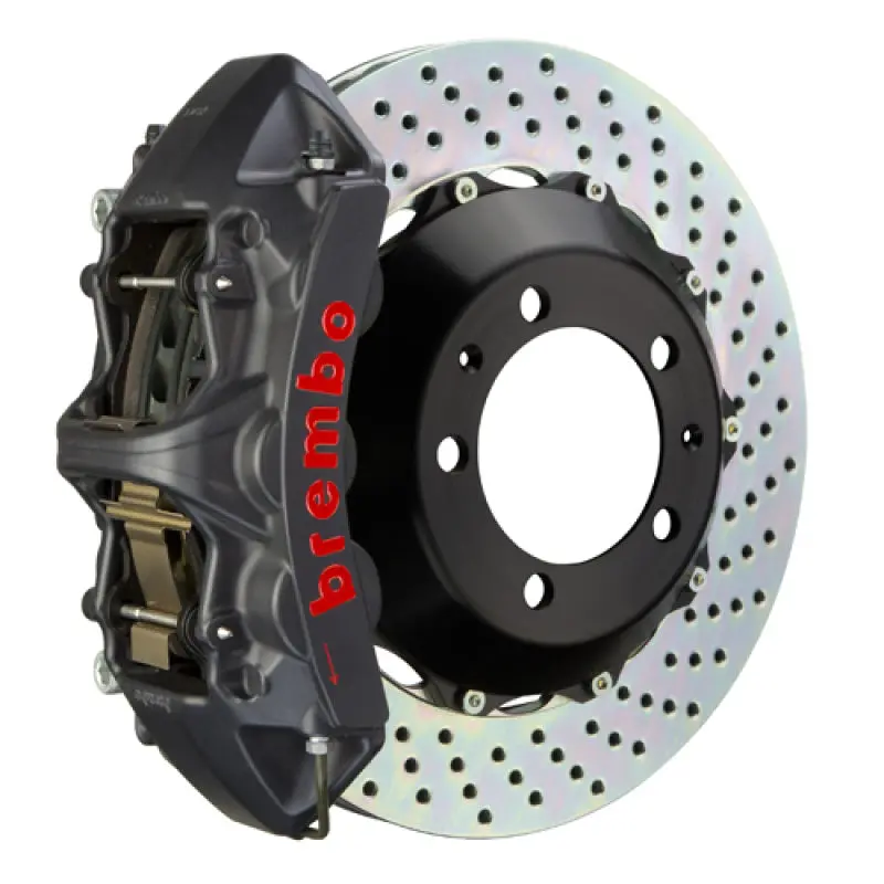 Brembo Gts Big Brake Kit For 2008–2014 & 2015–2021 Subaru Wrx – Front, 6-Piston Calipers, 355X32Mm Drilled Rotors 1