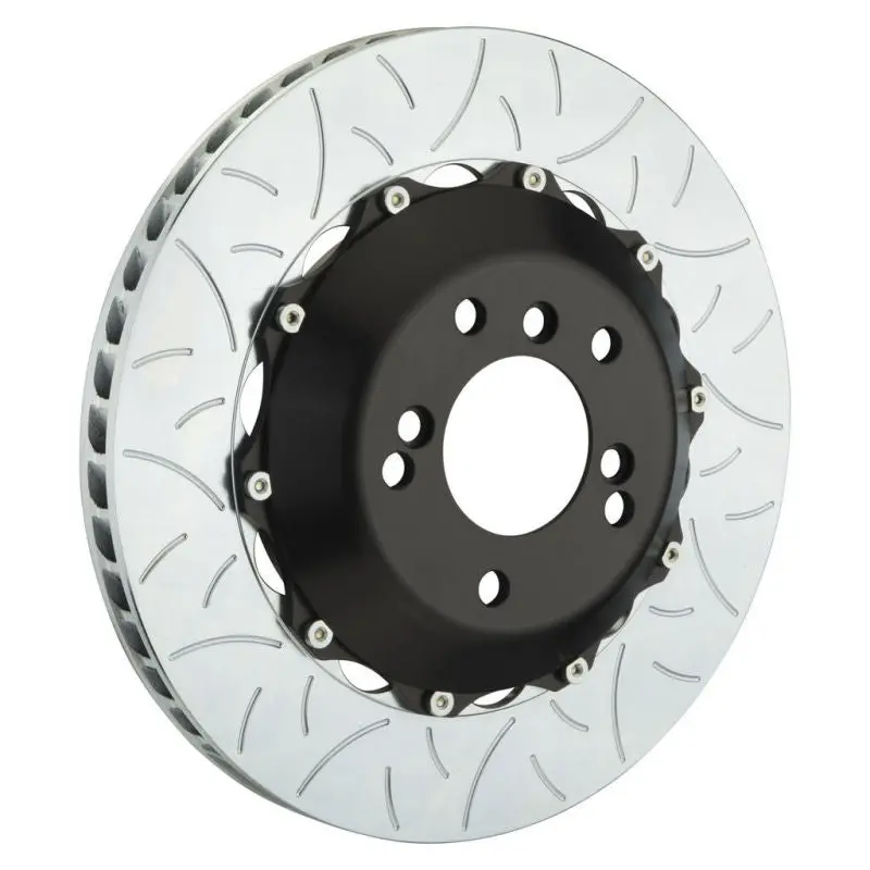 Brembo Two-Piece Slotted Rear Brake Rotors For 2004 Ferrari 360 Challenge Stradale – 350X34Mm Type 3 1