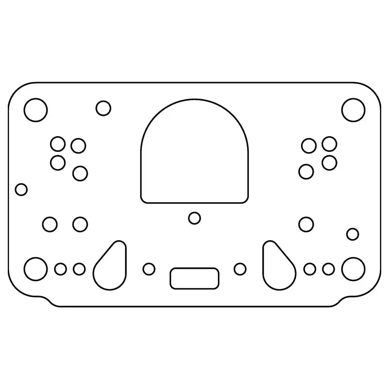 Cometic Holley Metering Block Gaskets — 0.062" Thickness, Three-Circuit Design, 20-Pack 1