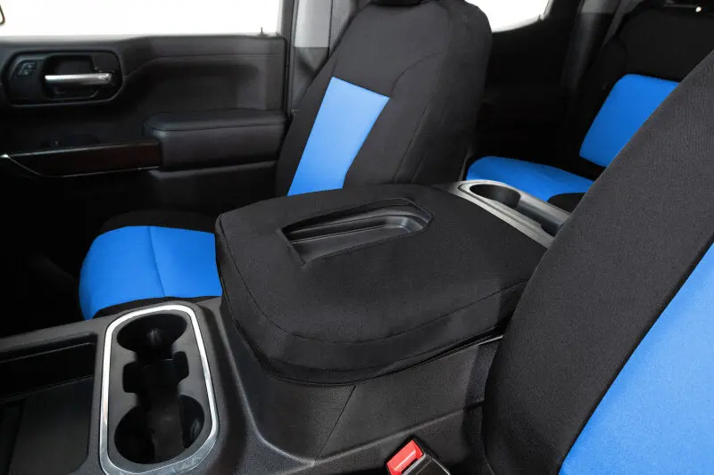 Covercraft Endura Precisionfit Seat Covers For 2019–2024 Chevrolet Blazer – Front Row, Blue/Black 1