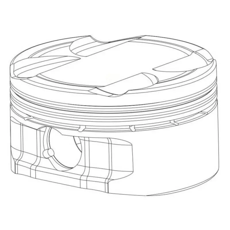 Cp Pistons & Rings For Honda F20C – 87Mm Bore, Stock Size, 9.0:1 Compression Ratio, Single-Piston Design 1