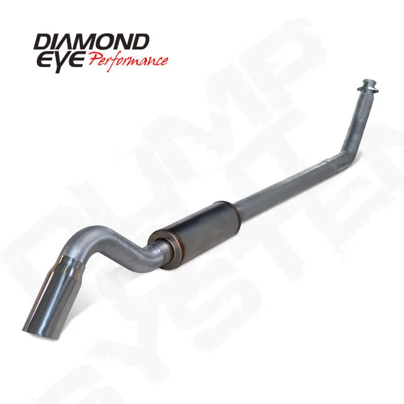 Diamond Eye 4-Inch Stainless Steel Turbo-Back Exhaust System – Single Dump-Out For 1998.5–2002 Dodge Ram (No Muffler) 1