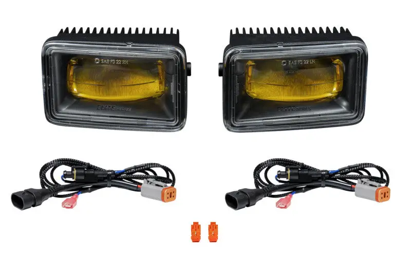 Diode Dynamics Elite F2 Fog Lights – Amber Pair (Type F2) 1