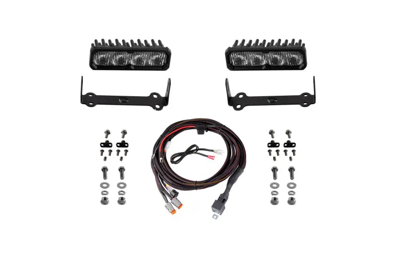 Diode Dynamics Ss6 Max Led Fog Light Kit – White (6000K) For 2014–2024 Toyota 4Runner 1
