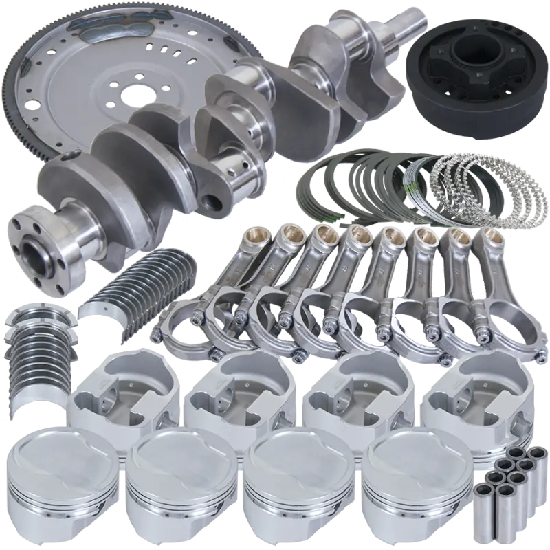 Eagle Ford 302 Balanced Flexplate Assembly – 164-Tooth, Serpentine-Compatible, 5.400-Inch I-Beam Rods, +.040 Overbore 1