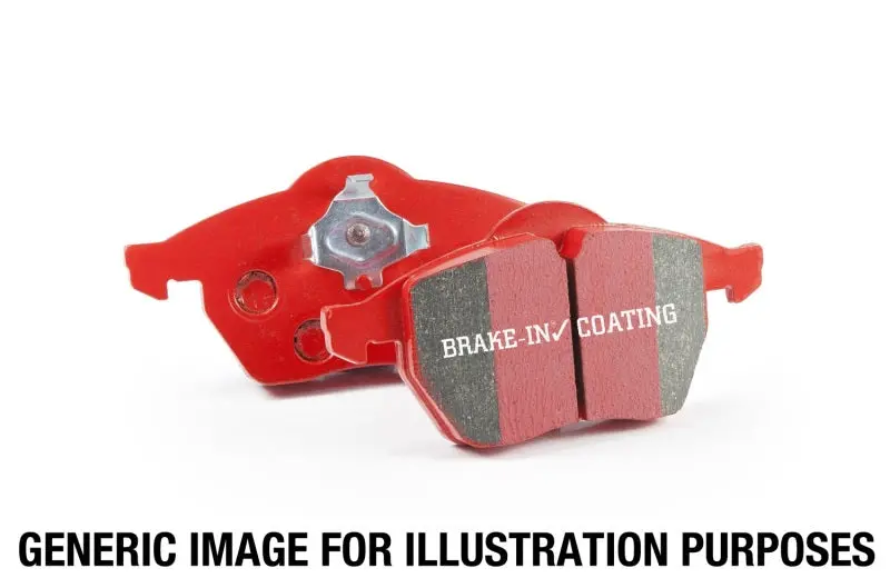 Ebc Redstuff High-Performance Front Brake Pads For 2019–2025 Ford Edge St 2.7L Twin-Turbo (4Wd, No Factory Performance Package) 1