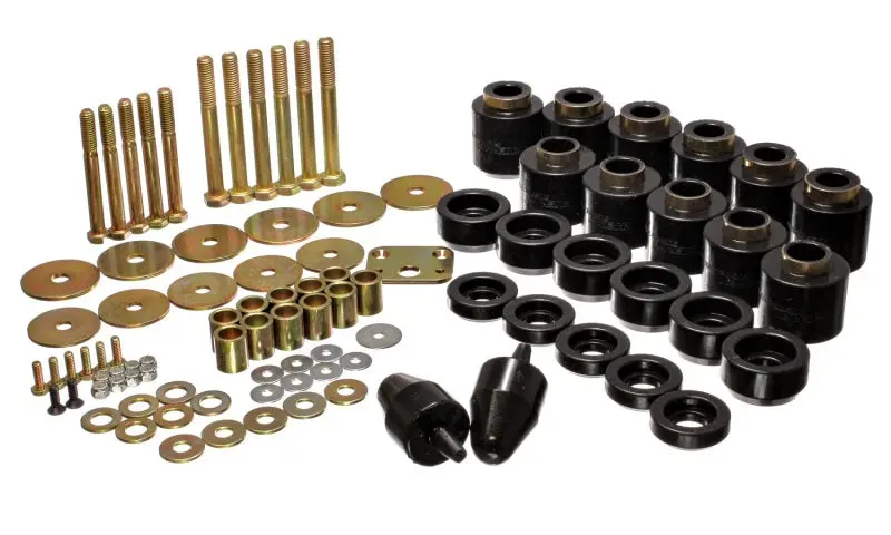 Energy Suspension 1-Inch Black Body Lift Kit – Polyurethane Spacers For Enhanced Clearance 2