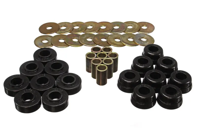 Energy Suspension Gm Body Mount Kit With Hardware – Black Polyurethane 1
