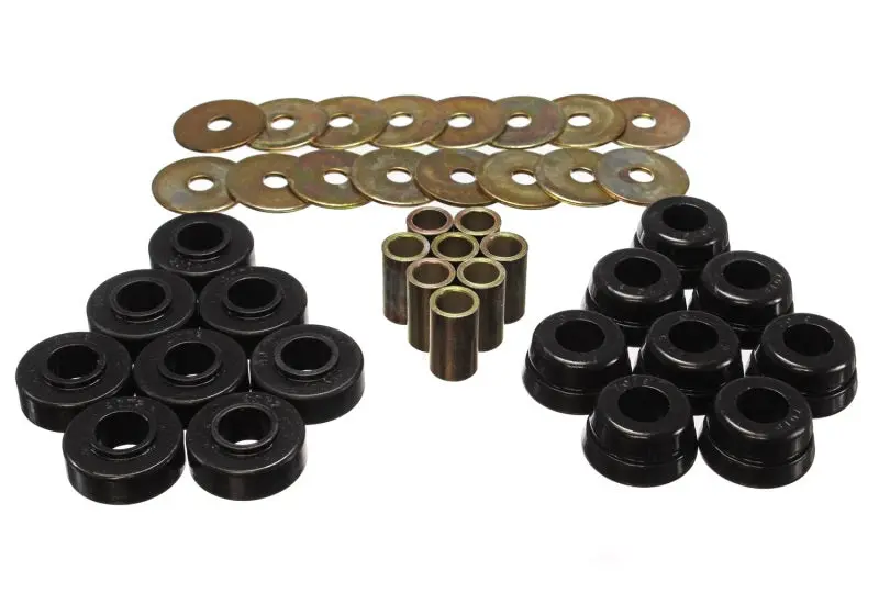 Energy Suspension Gm Body Mount Kit With Hardware – Black Polyurethane 2