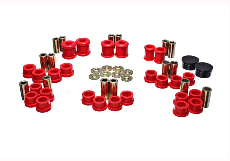 Energy Suspension Red Polyurethane Rear Control Arm Bushing Kit For 2016 Mazda Mx-5 Miata 1