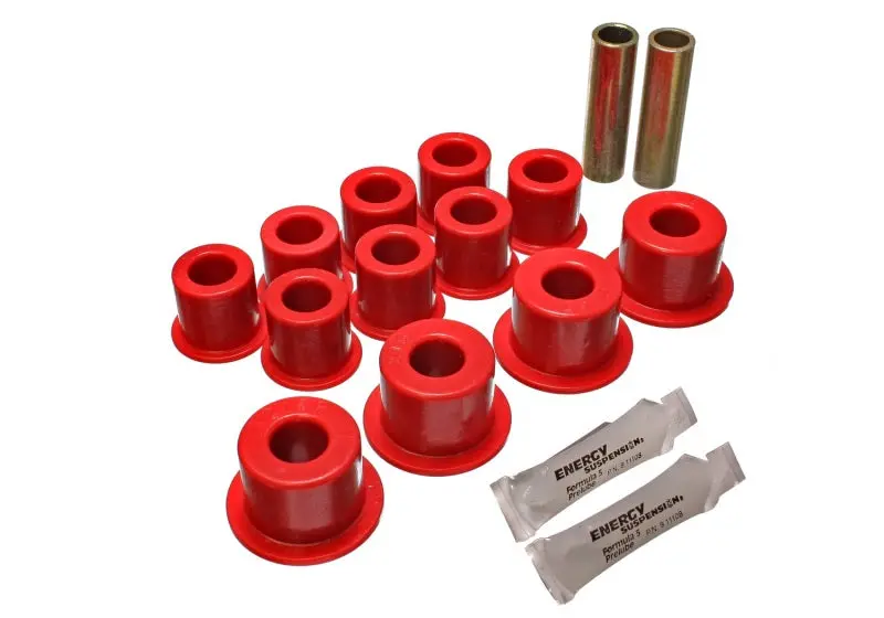 Energy Suspension Red Polyurethane Spring Bushing Kit – Performance Upgrade For Stock Suspensions 1