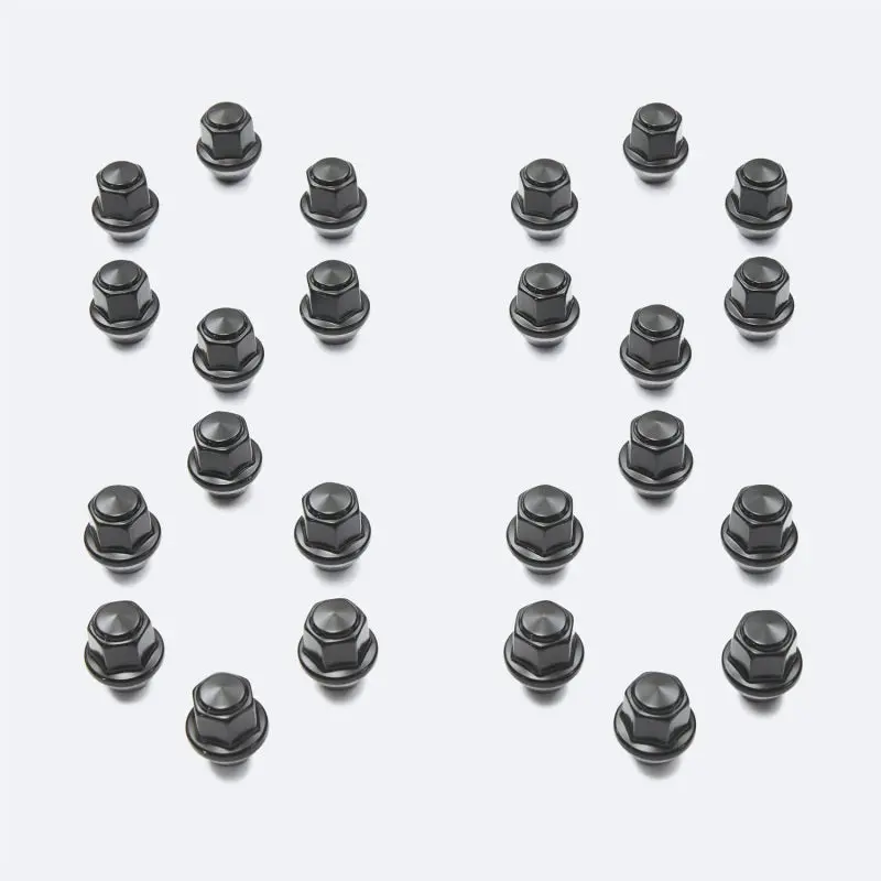 Ford Racing Black Lug Nut Set – M14X1.5 Thread, 24-Piece Kit 1