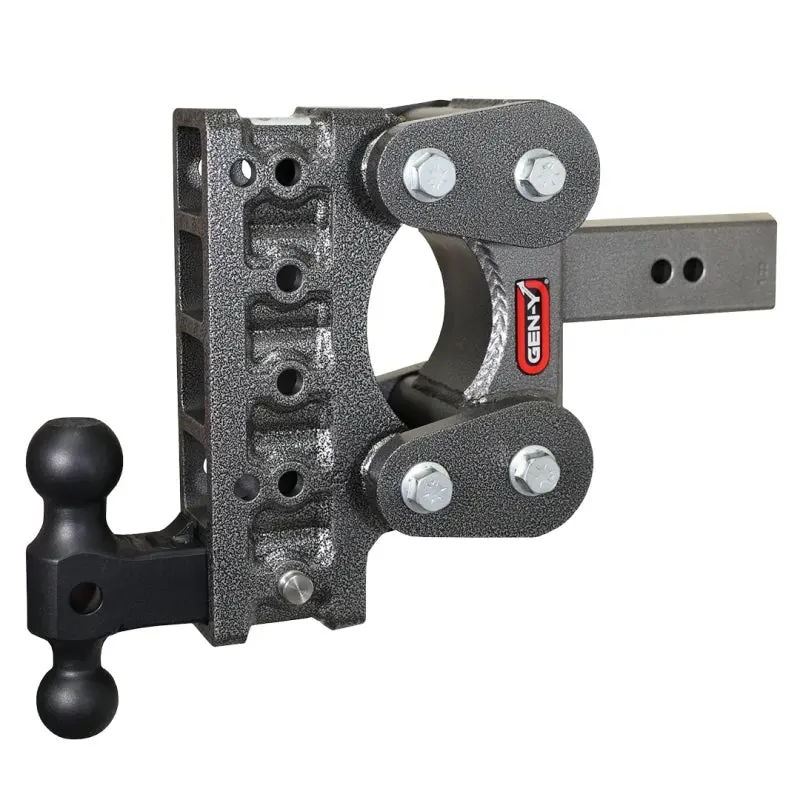 Gen-Y The Boss Torsion-Flex Adjustable Hitch – 2.5In Shank, 7.5In Drop, 1700Lb Tongue Weight, 16,000Lb Capacity, Dual-Ball Gh-051 1