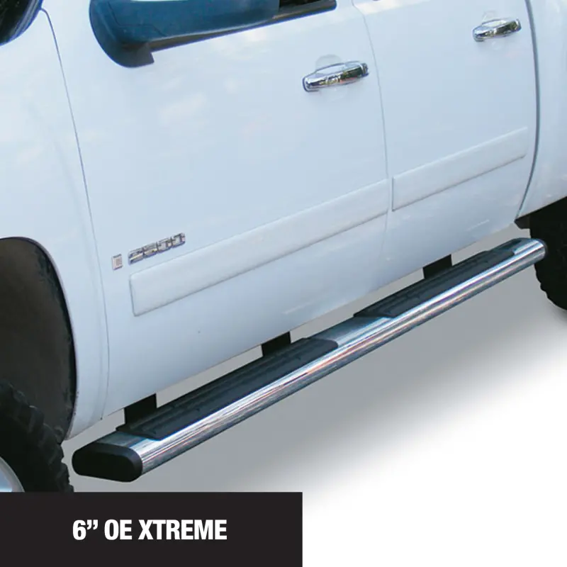 Go Rhino Oe Xtreme Side Steps – 6" Wide Stainless Steel, 87" Length 1