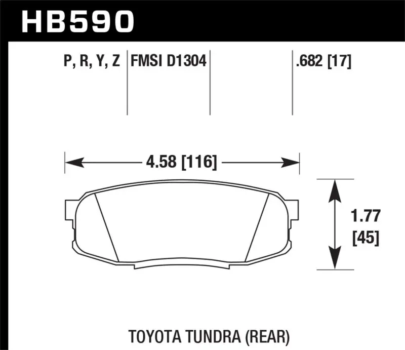 Hawk Lts Street Brake Pad Kit – Universal Performance Friction Compound 1