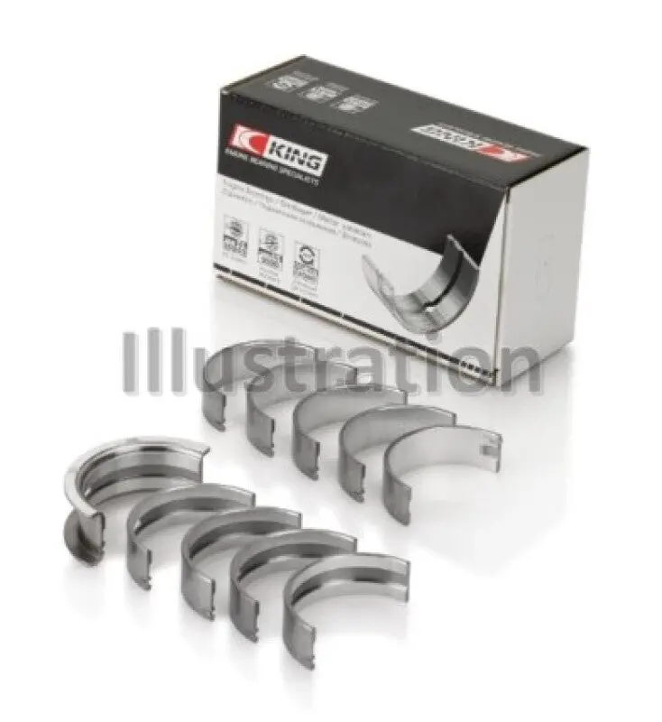 King Engine Bearings Main Bearing Set For Datsun H-20 Engine – Oversize +0.25Mm 1