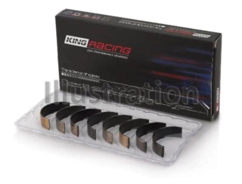 King Mazda B6/B6-T/Zm/B3/B5 (Size .026) Connecting Rod Bearings (Set Of 4) 1