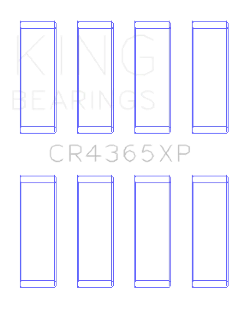 King Performance Connecting Rod Bearing Kit – Ford Zetec S & Ecoboost 1.6L (6-Piece Set) 1