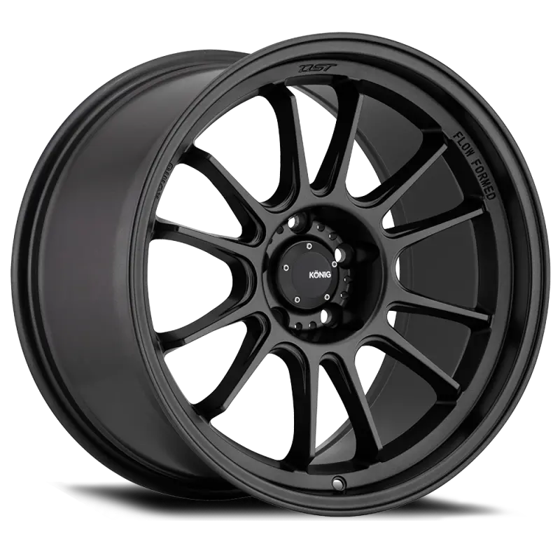 Konig Hypergram 18X8.5 Inch Alloy Wheel – 5X108 Bolt Circle, 43Mm Offset, Matte Black Surface 1