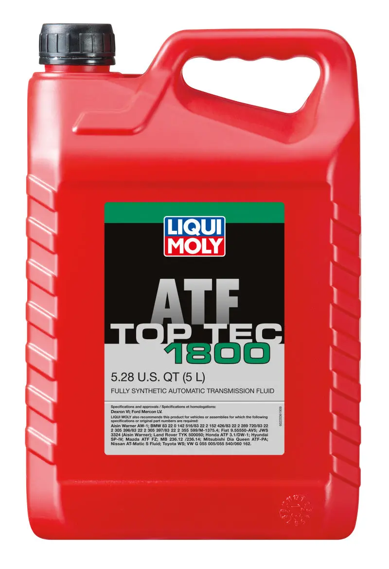 Liqui Moly Top Tec Atf 1800 Automatic Transmission Fluid – 5-Liter Bottle, Fully Synthetic 1