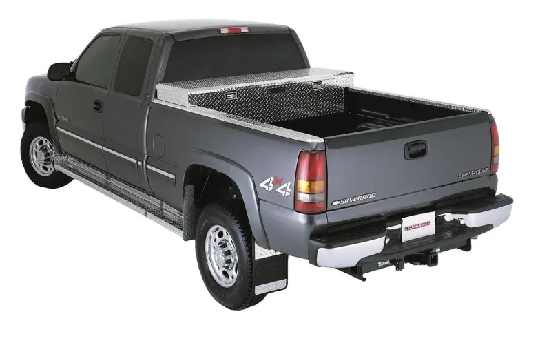Lund Challenger Tool Box For 1967–1999 Chevy Ck Series – 67" Brite Aluminum Finish 1
