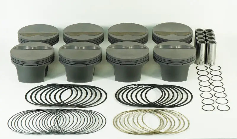 Mahle Motorsports Piston Set For Small-Block Chevy – 379Ci, 4.155" Bore, 6.0" Rod, -5Cc Dish, 10.9:1 Cr 1