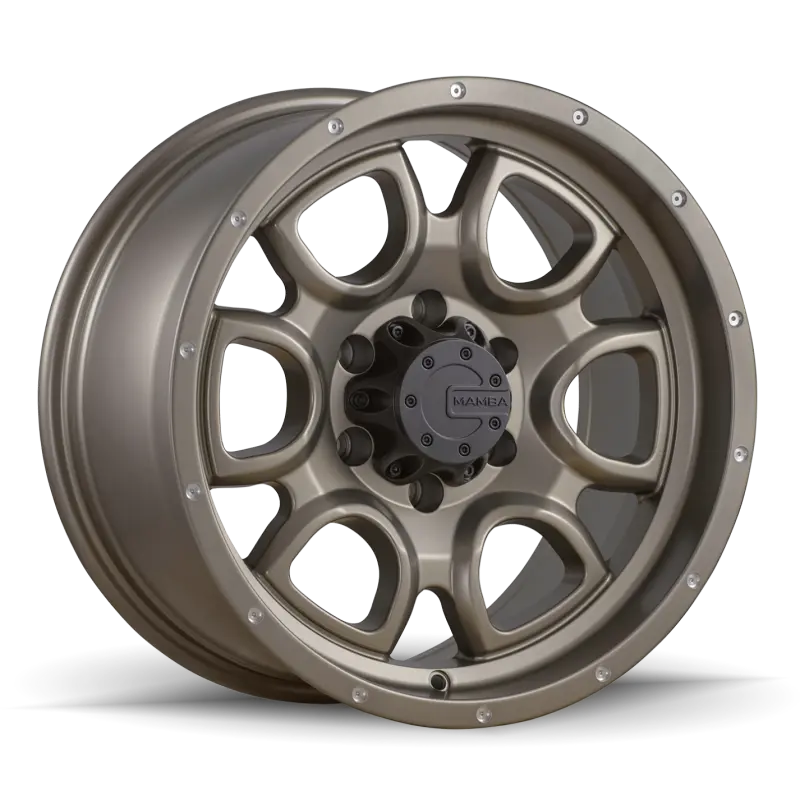Mamba M19 Bronze Alloy Wheel – 17X9 Inch, 5X127 Bolt Pattern, -12Mm Offset With Pre-Drilled Holes 1