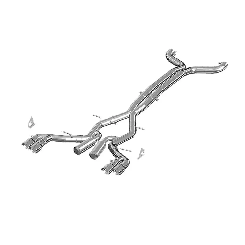 Mbrp T409 Stainless Steel Dual Exhaust System For 2016 Chevrolet Camaro V8 6.2L – 3-Inch Diameter With Quad 4.5-Inch Tips 2