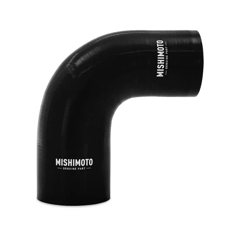Mishimoto 90-Degree Silicone Reducer Coupler – 3-Inch To 3.25-Inch, Black Finish 1