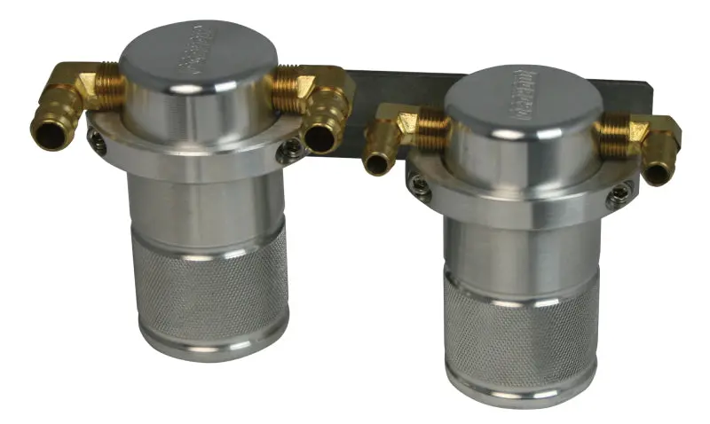 Moroso Air/Oil Separator Catch Can For 2004–2007 Subaru Sti & 2006–2007 Wrx – Billet Aluminum, Compact Design 1