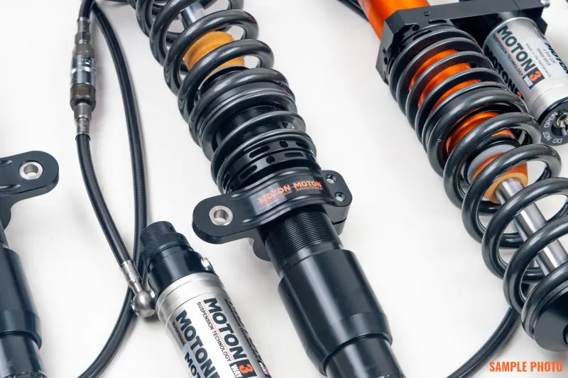 Moton 3-Way Adjustable Motorsport Coilovers — Rear, True Coilover Design With Springs Included, For Ferrari F430 (2004–2009) 2